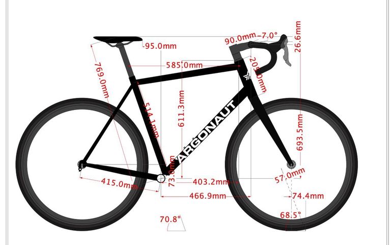 Used Argonaut GR3 2026 Frameset 2026 Road & Gravel, Black — image 3 of 3
