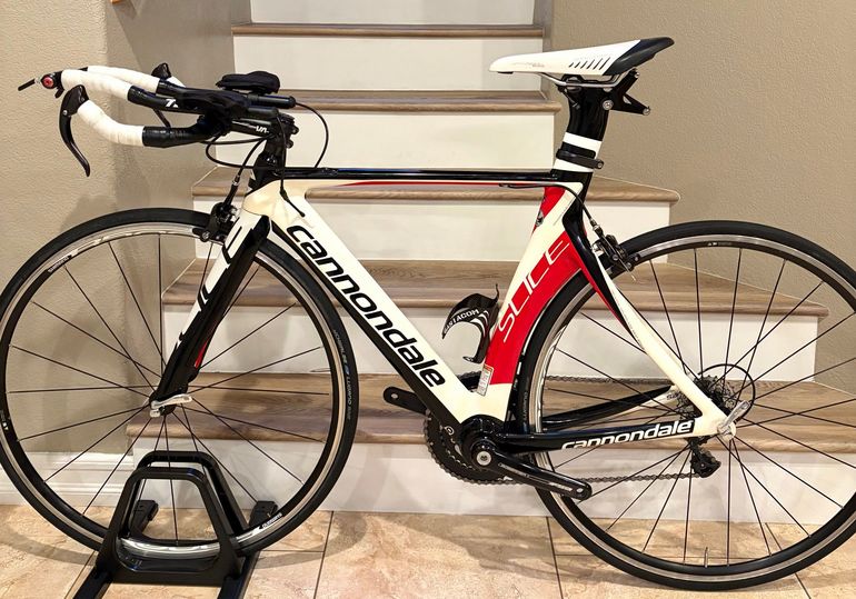 Used Cannondale Slice Shimano 105 2011 Road & Gravel, White — image 2 of 21