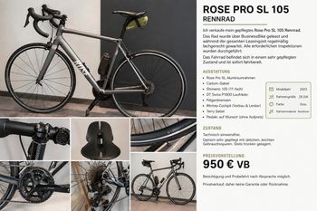 Used Rose PRO SL DISC 105 2023 2023 Road & Gravel