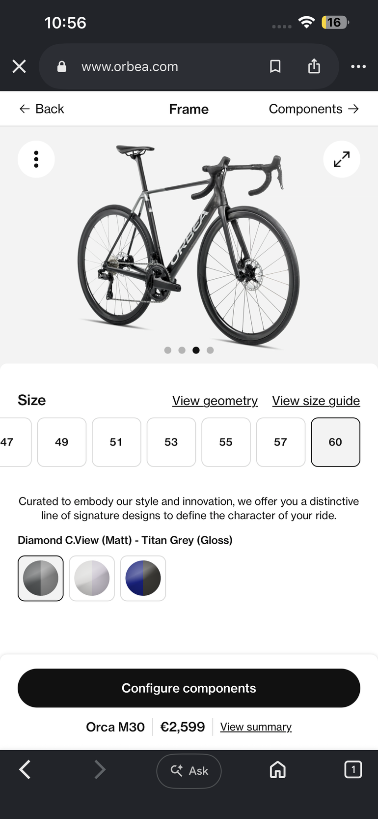 Używany Orbea ORCA M30 2024 2024 Road & Gravel — zdjęcie 2 z 5