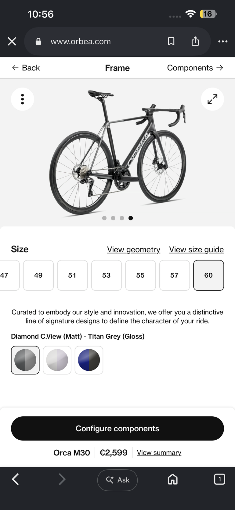 Używany Orbea ORCA M30 2024 2024 Road & Gravel — zdjęcie 3 z 5
