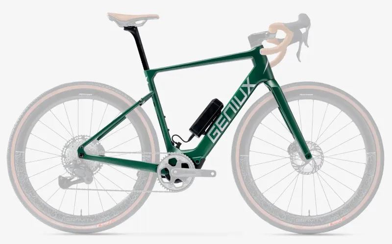 Used Geniux SILVER FOX 27 Frameset 2027 Road & Gravel, Green — image 1 of 8