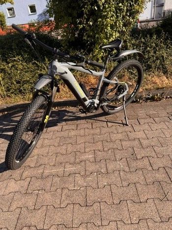 Used Haibike HardNine 6 2021 2021 Mountainbike, Light Gray, 29 — image 5 of 7