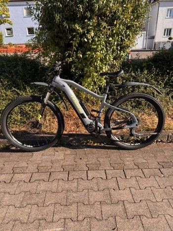 Used Haibike HardNine 6 2021 2021 Mountainbike, Light Gray, 29 — image 4 of 7