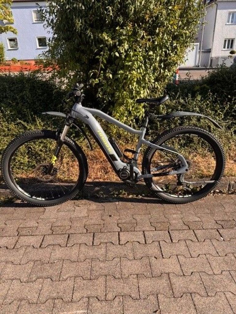 Used Haibike HardNine 6 2021 2021 Mountainbike, Light Gray, 29 — image 4 of 7