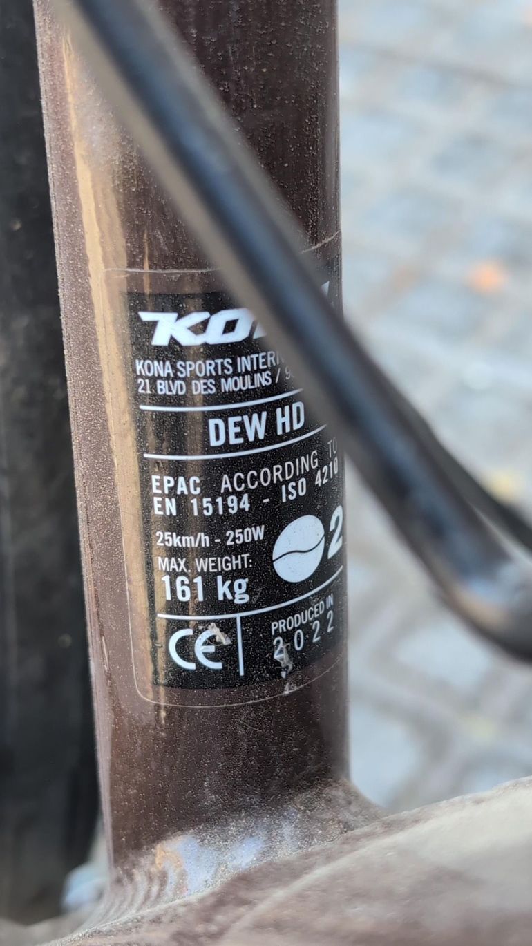 Gebrauchtes Kona Dew HD 2023 2023 Urban, Schwarz — Bild 4 von 4