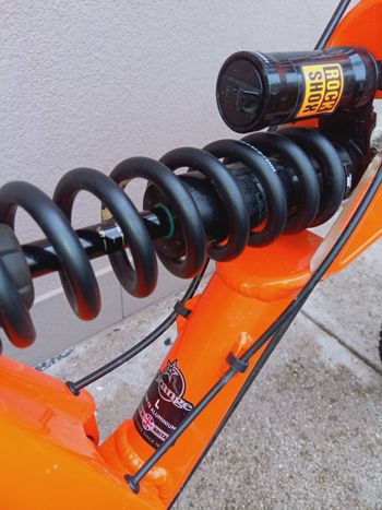 Gebrauchtes Orange 327 Shimano ZEE 2021 Mountainbike, Orange — Bild 2 von 3