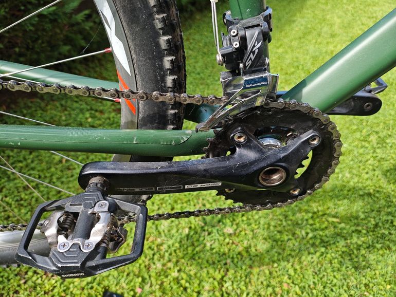 Gebrauchtes Easton Custom Shimano Deore 2018 Mountainbike, Grün — Bild 3 von 7