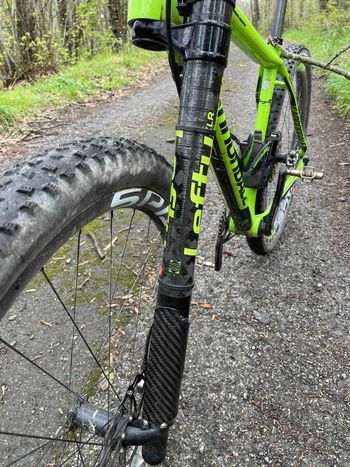 Cannondale F-si Other Shimano 2018 Mountainbike usato, Verde — immagine 3 di 7