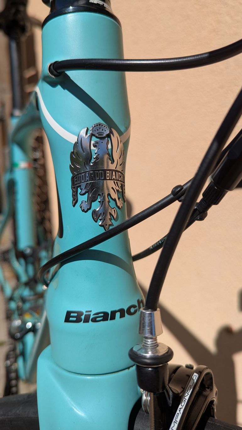 Brugt Bianchi Infinito CV Chorus 2016 2016 Road & Gravel — billede 2 af 9