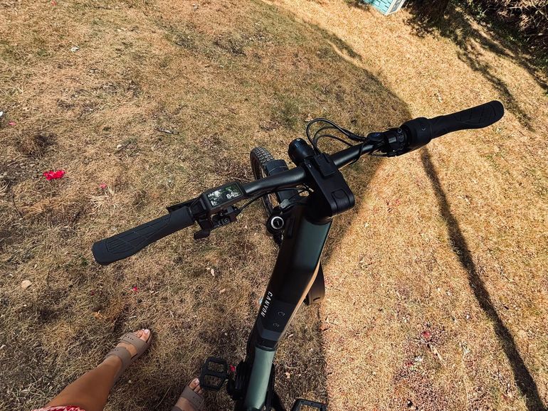 Gebrauchtes Canyon Pathlite:ON 7 SUV Step-through 2024 Mountainbike, Grün — Bild 3 von 8