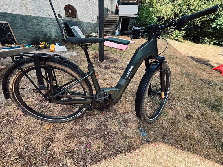 Gebrauchtes Canyon Pathlite:ON 7 SUV Step-through 2024 Mountainbike, Grün — Bild 2 von 8