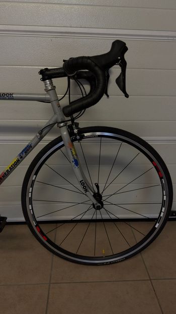 Used Look Custom Shimano 105 1991 Road & Gravel, Light Gray — image 2 of 10