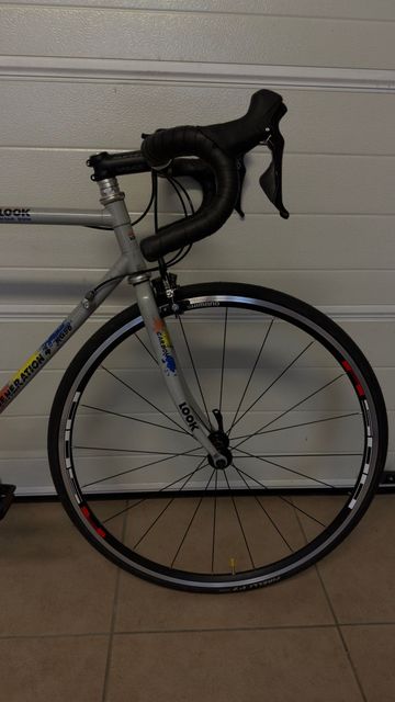 Used Look Custom Shimano 105 1991 Road & Gravel, Light Gray — image 2 of 10