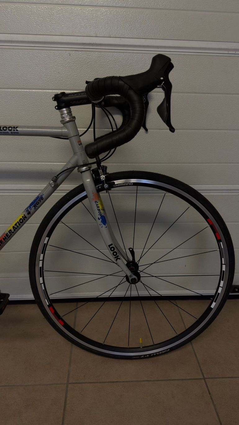 Used Look Custom Shimano 105 1991 Road & Gravel, Light Gray — image 2 of 10