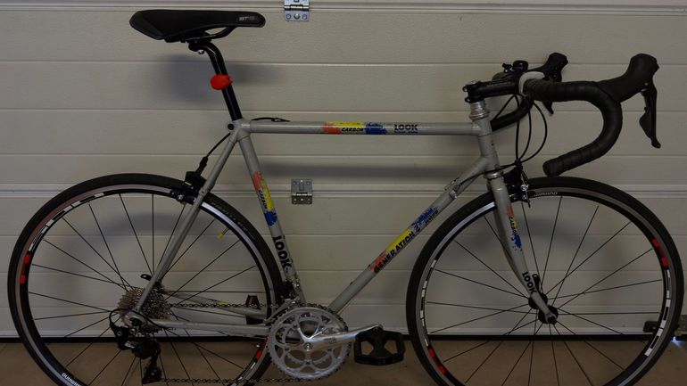 Used Look Custom Shimano 105 1991 Road & Gravel, Light Gray — image 3 of 10