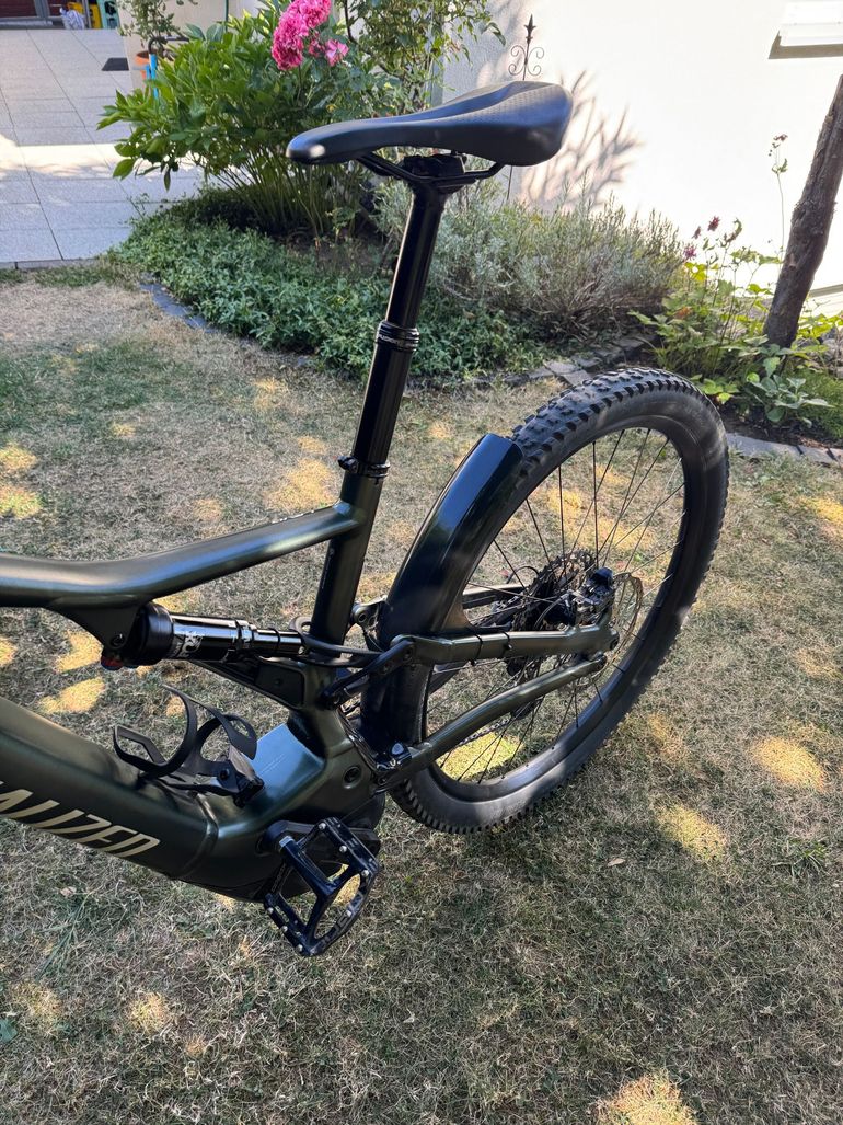 Used Specialized Turbo Levo Shimano SLX 2021 Mountainbike, Green — image 8 of 10