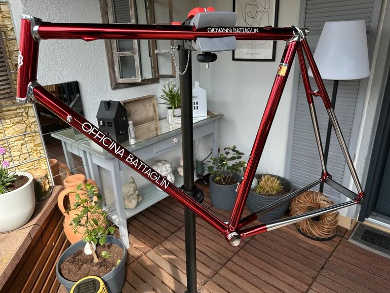 Used Battaglin Special Frameset 2017 Road & Gravel, Red — image 2 of 10