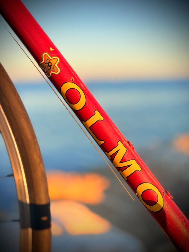 Olmo Custom Shimano 600 1980 Road & Gravel de segunda mano, Rojo — imagen 2 de 7