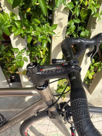 Used Carraro Custom Campagnolo Super Record 2008 Road & Gravel, Light Gray — image 6 of 10