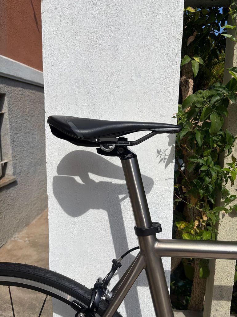 Used Carraro Custom Campagnolo Super Record 2008 Road & Gravel, Light Gray — image 8 of 10