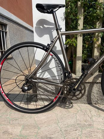 Used Carraro Custom Campagnolo Super Record 2008 Road & Gravel, Light Gray — image 4 of 10