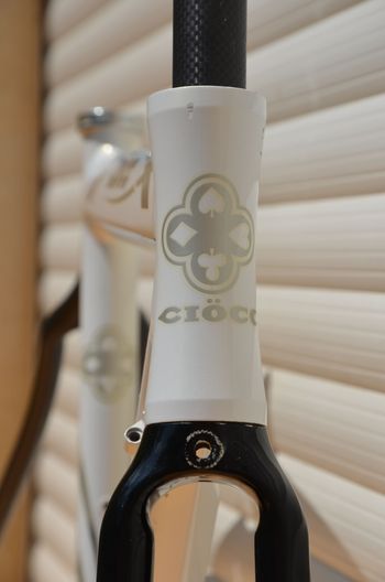 Käytetty CIÖCC Vintage Ciocc Pryde Carbon Road Bike Frame And Fork Made From Hydroformed Aluminium Tubing, Dedacciai 7005 Triple-butted Alloy Frameset 2004 Road & Gravel