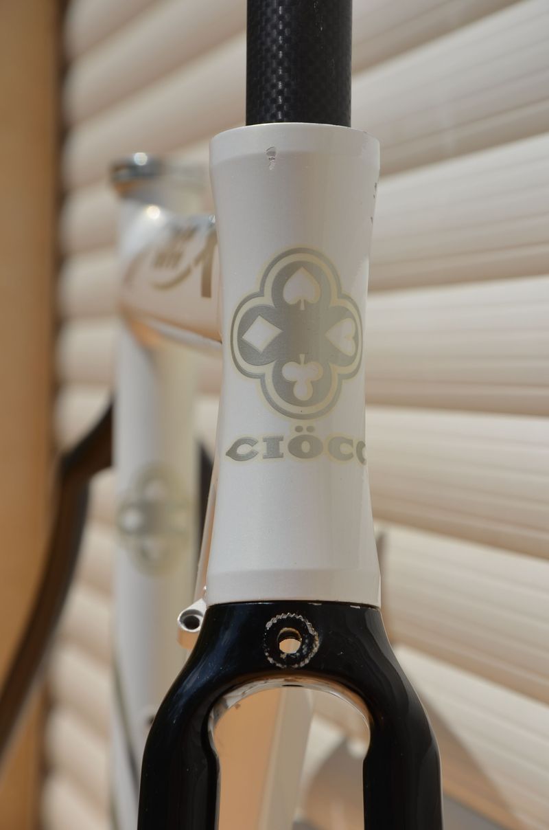 Used CIÖCC Vintage Ciocc Pryde Carbon Road Bike Frame And Fork Made From Hydroformed Aluminium Tubing, Dedacciai 7005 Triple-butted Alloy Frameset 2004 Road & Gravel