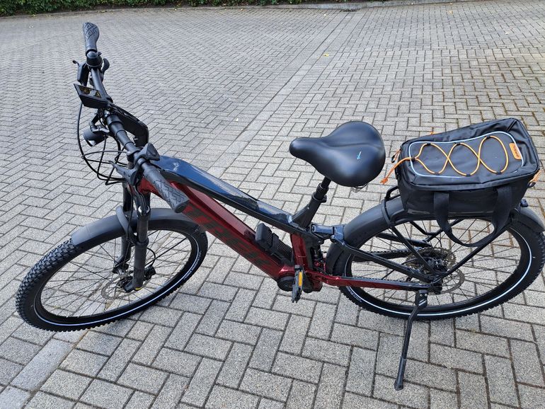 Gebrauchtes Trek Powerfly Shimano Deore 2022 Urban, Rot — Bild 2 von 6