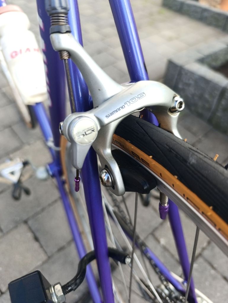 Gebrauchtes Giant Peloton Shimano 105 1992 Road & Gravel, Violett — Bild 8 von 13