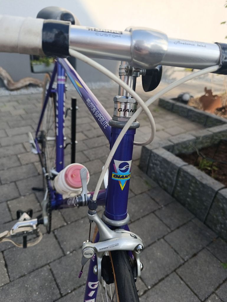 Gebrauchtes Giant Peloton Shimano 105 1992 Road & Gravel, Violett — Bild 6 von 13
