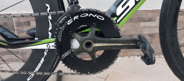 Scott Plasma Campagnolo Record 2018 Road & Gravel usato, Verde — immagine 3 di 7