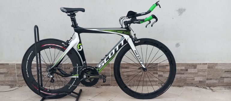 Scott Plasma Campagnolo Record 2018 Road & Gravel usato, Verde — immagine 2 di 7