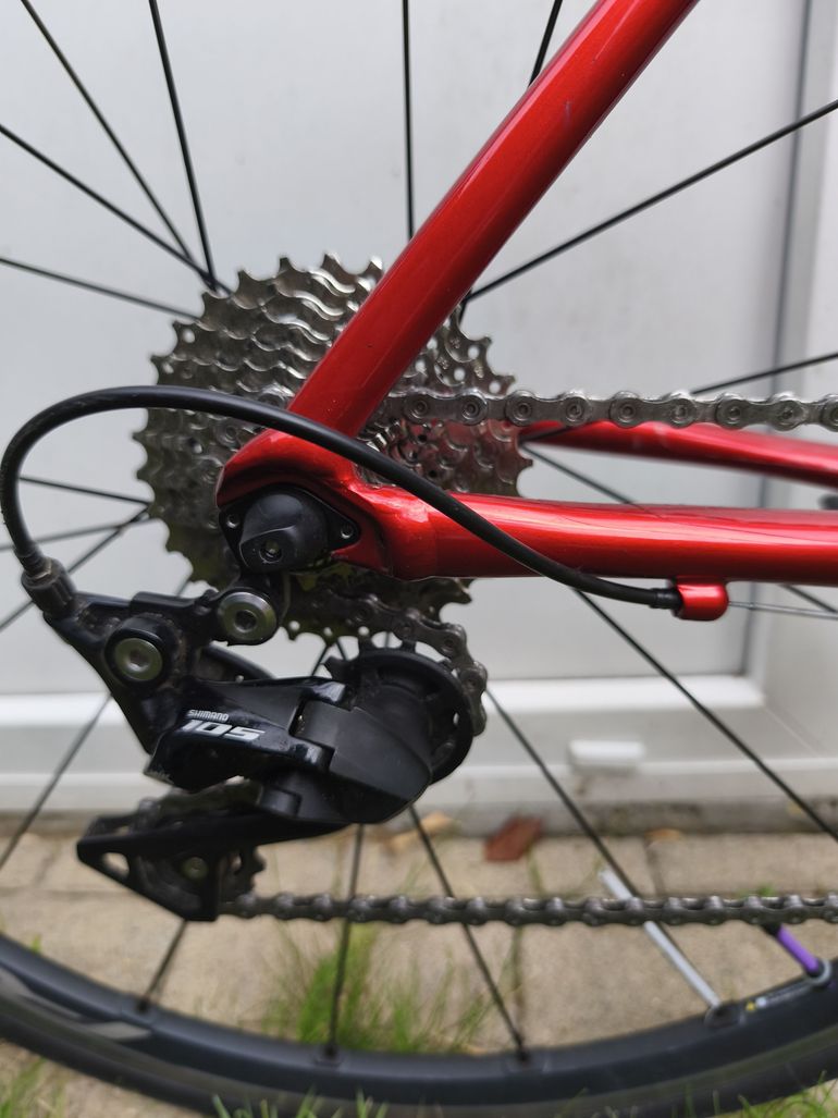 Used Cannondale Optimo 1 2022 Road & Gravel, Red — image 4 of 14