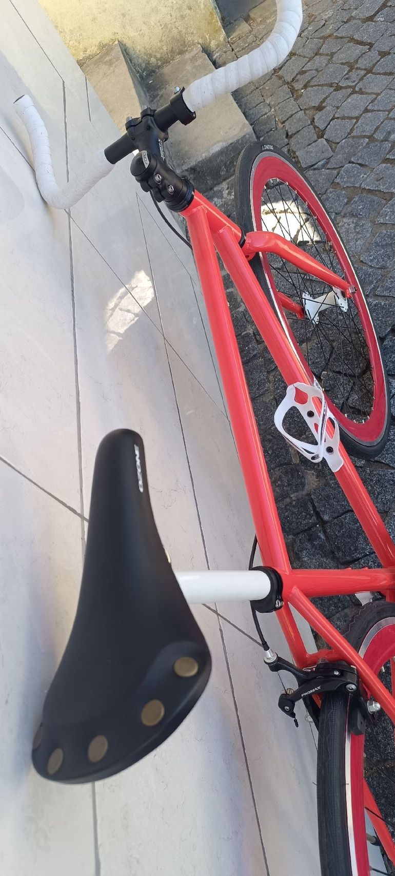 Gebrauchtes Ozone Custom Single Speed / Fixed Gear 2025 Urban, Rot — Bild 5 von 7