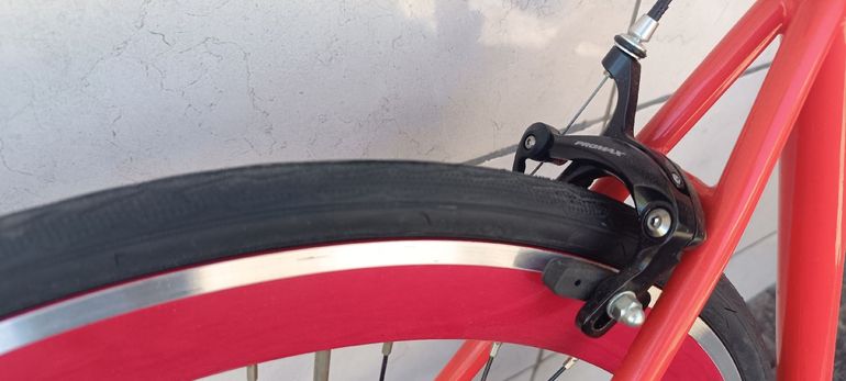 Gebrauchtes Ozone Custom Single Speed / Fixed Gear 2025 Urban, Rot — Bild 3 von 7