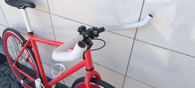 Gebrauchtes Ozone Custom Single Speed / Fixed Gear 2025 Urban, Rot — Bild 6 von 7