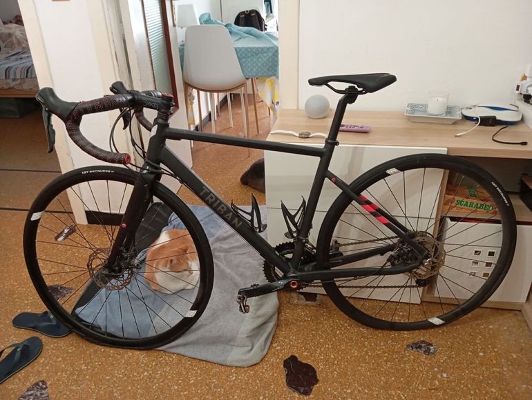 DECATHLON Custom Shimano Sora 2021 Road & Gravel usato, Nero — immagine 2 di 6