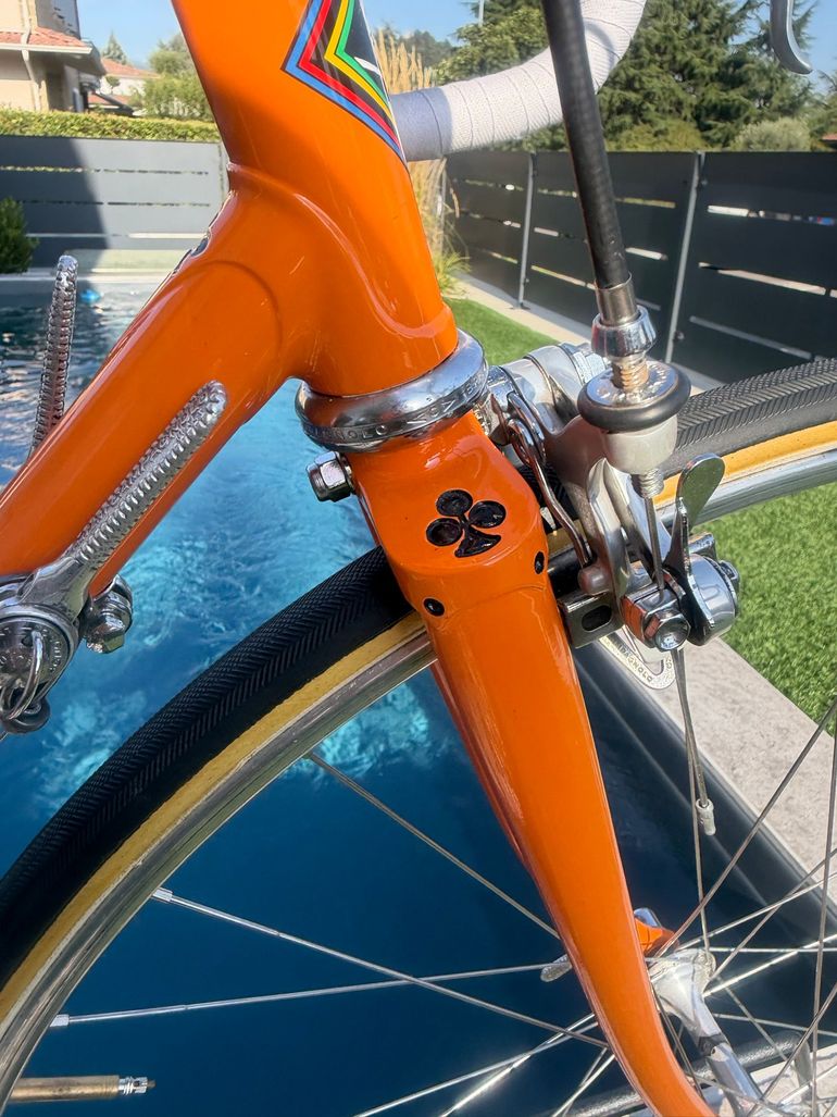 Used Colnago Custom Campagnolo Record 1972 Road & Gravel, Orange — image 5 of 18