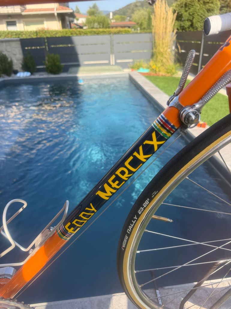 Used Colnago Custom Campagnolo Record 1972 Road & Gravel, Orange — image 4 of 18