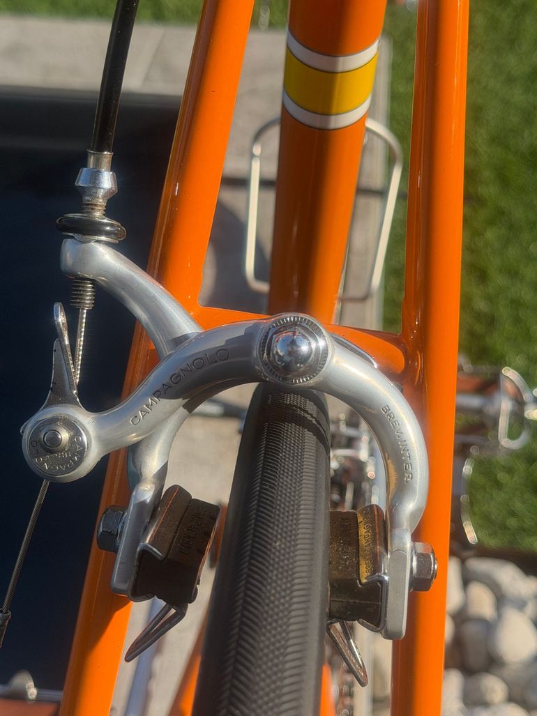 Used Colnago Custom Campagnolo Record 1972 Road & Gravel, Orange — image 7 of 18