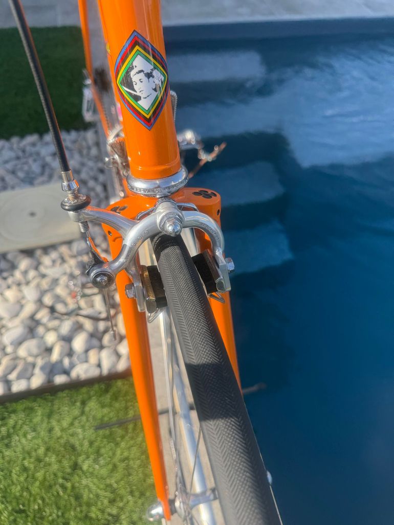 Used Colnago Custom Campagnolo Record 1972 Road & Gravel, Orange — image 14 of 18