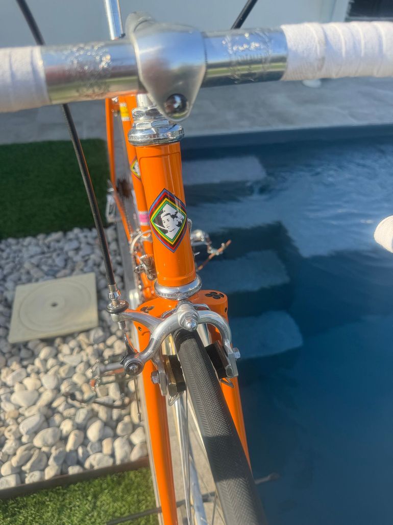 Used Colnago Custom Campagnolo Record 1972 Road & Gravel, Orange — image 13 of 18