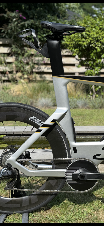 Canyon Speedmax CFR Disc eTap 2024 2024 Road & Gravel usato, Grigio chiaro — immagine 3 di 3