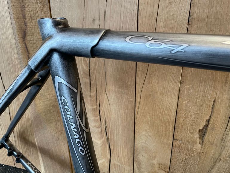 Used Colnago C64 Frameset 2021 Road & Gravel, Light Gray — image 4 of 7