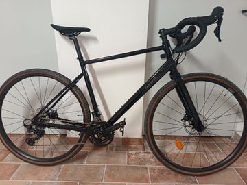 Brugt Van rysel Gravelbike 28 Zoll GRVL AF Shimano GRX 2x12 Schwarz 2026 2026 Road & Gravel