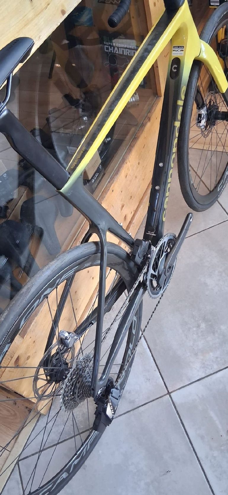 Cannondale SuperSix EVO SRAM Red eTap AXS 2021 Road & Gravel de segunda mano, Naranja — imagen 2 de 8