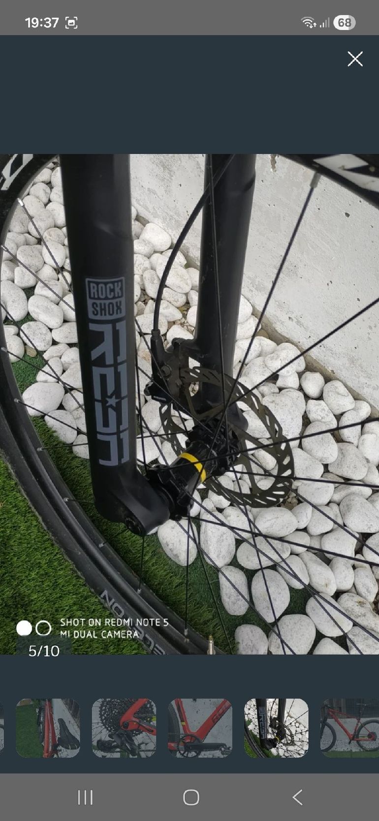 Gebrauchtes ROCKRIDER Custom SRAM GX Eagle 2021 Mountainbike, Rot — Bild 5 von 10