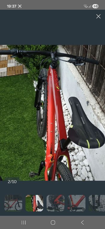 Gebrauchtes ROCKRIDER Custom SRAM GX Eagle 2021 Mountainbike, Rot — Bild 2 von 10