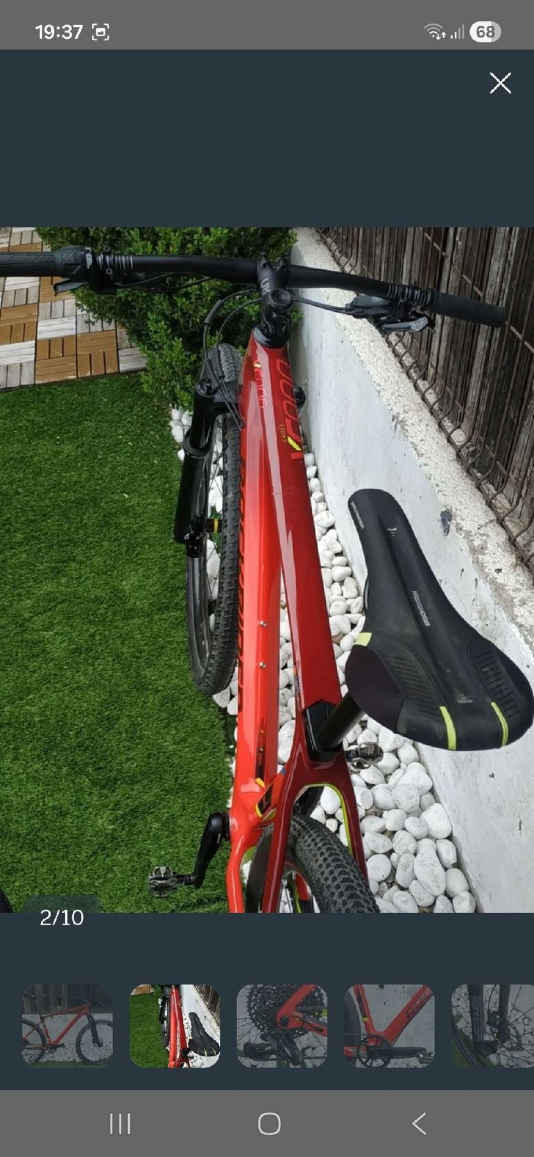Gebrauchtes ROCKRIDER Custom SRAM GX Eagle 2021 Mountainbike, Rot — Bild 2 von 10